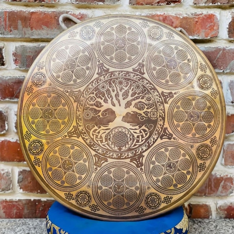 40 cm small tam tam gong for sound healing (1)