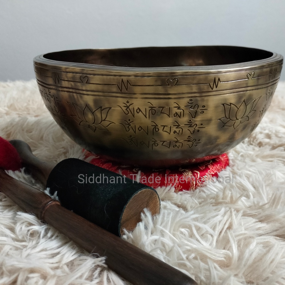 Om pane padme hum thick singing bowls